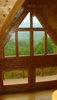 View of window wall in cabin at 514 Pinnacle Vista Drive - Pinnacle View development in Pittman Center TN