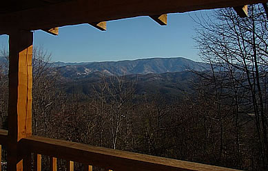 Pigeon Forge Cabin Rental with breathtaking mountain views! "Cabin of Dreams" is located high atop Bluff Mountain with spectacular vistas of the Smoky Mountains