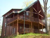 Exterior of cabin on Buck Tale Way in Elk Springs Resort - Luxury cabin rental community in Gatlinburg