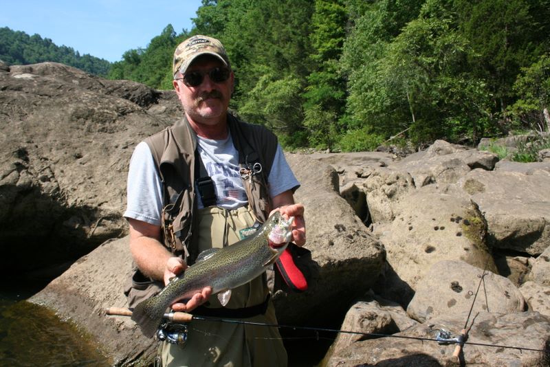 John Hudson Smith IV with another huge trout